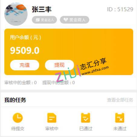 十月最新修复版悬赏猫任务平台网站源码+可打包app+视频教程